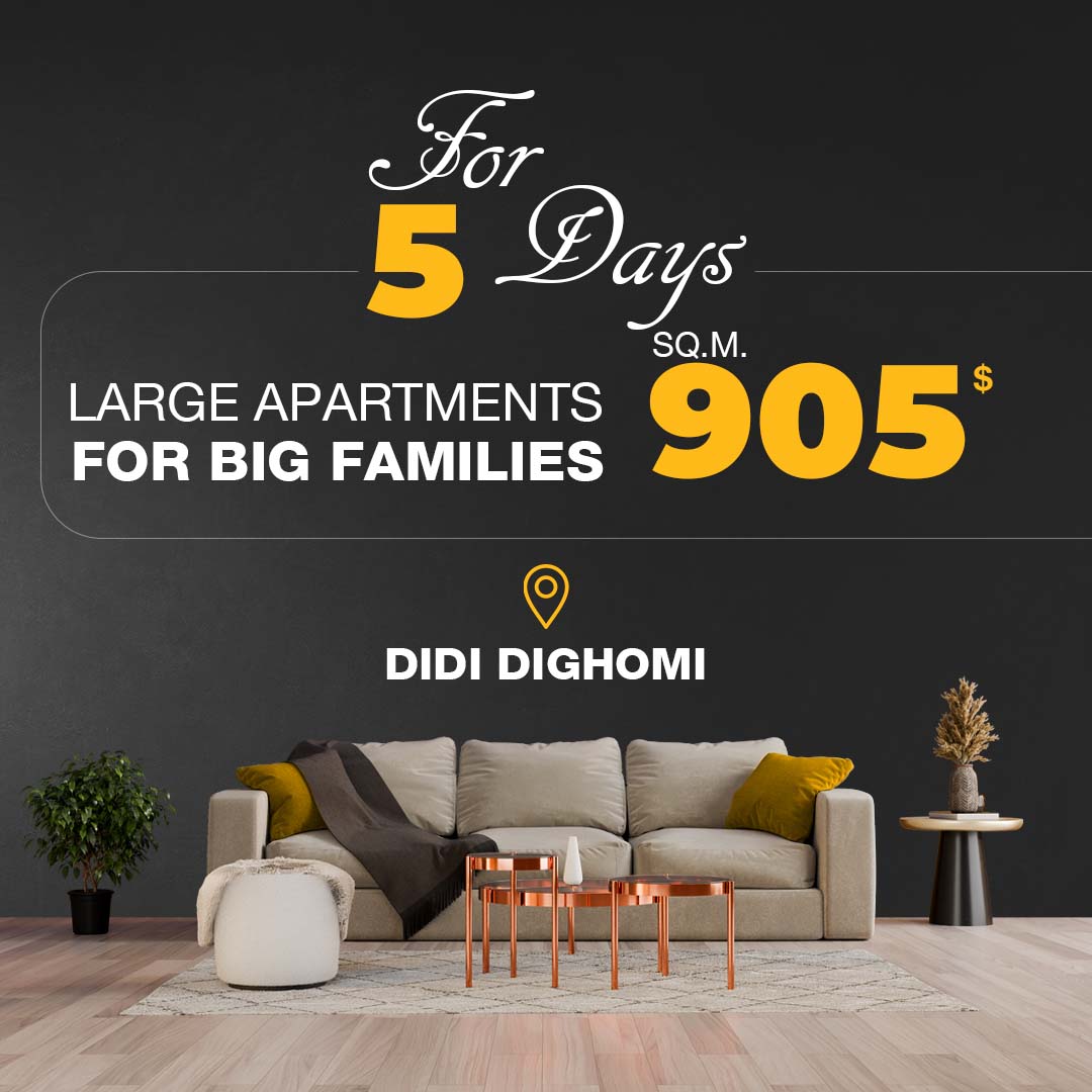 Big apartments, big discounts, in Didi Dighomi Big apartments, big discounts, in Didi Dighomi