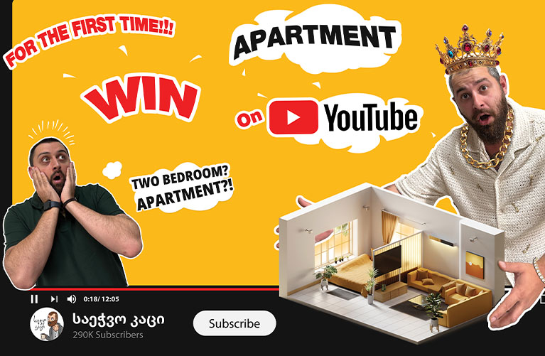 2 Unbelievable Stories from &ldquo;Alpha Home&rdquo; Win an Apartment on Youtube! - Buy an Apartment for 36 GEL per Day!