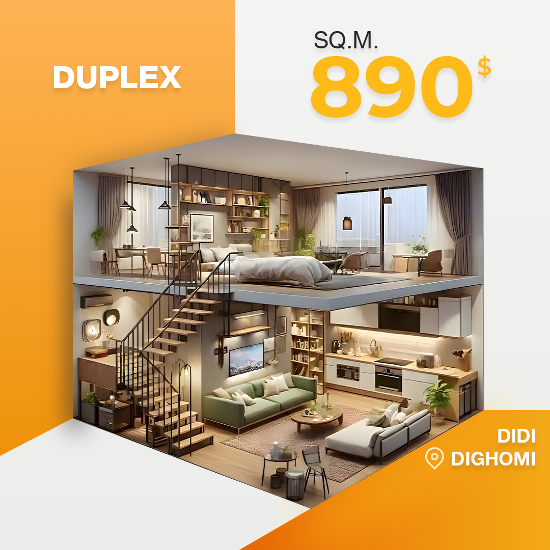 Duplex in Didi Digomi - $980 per sq.m