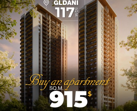 Buy an apartment in Gldani - $915 per Sq.m