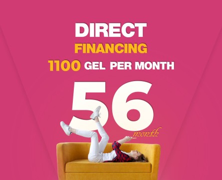 Buy an apartment for 1100 GEL per month!