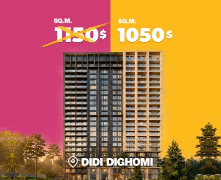 Buy an apartment in Didi Digomi - $1050 per sq m