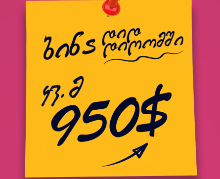 დიდი დიღომი - კვ.მ 950 დოლარად!