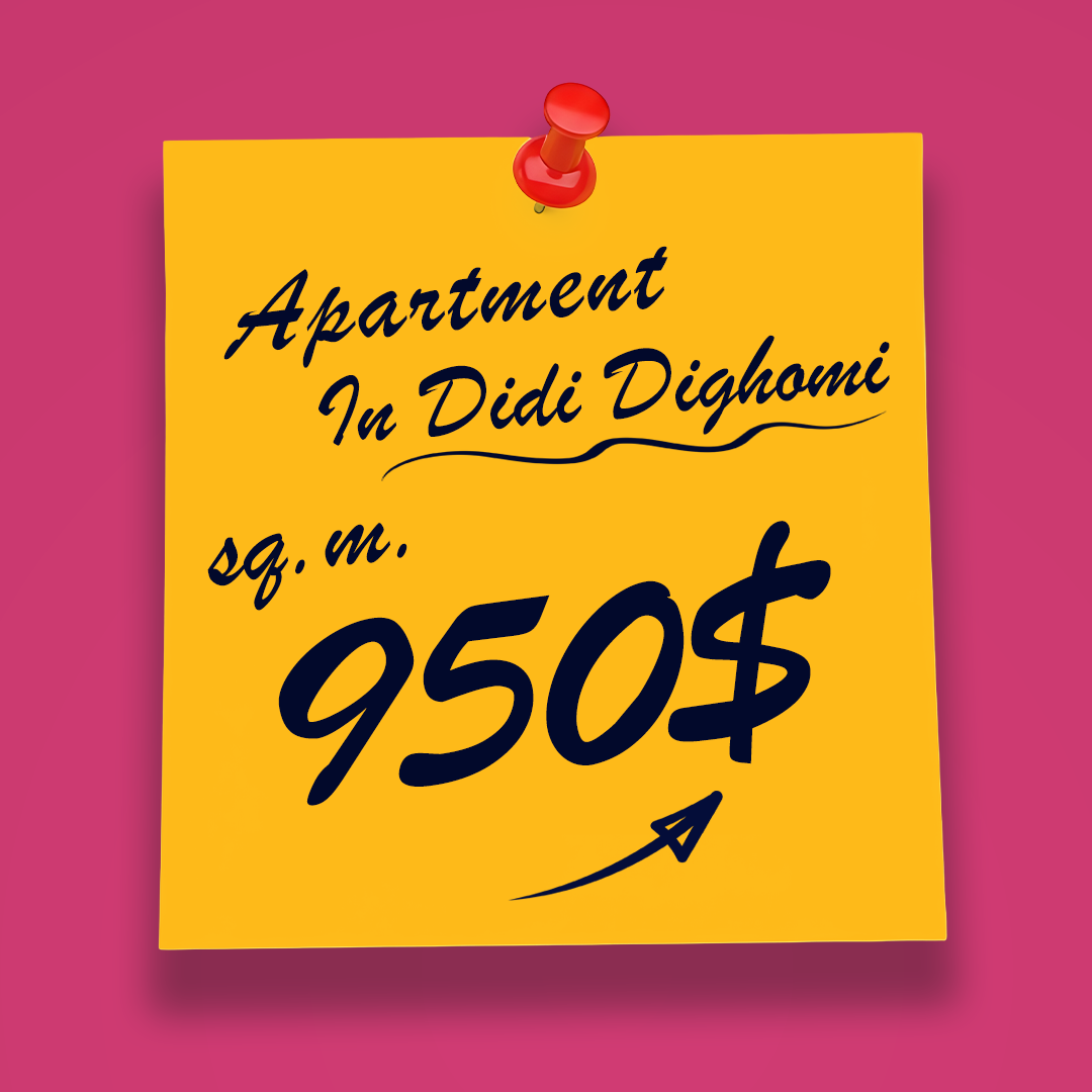 Didi Dighomi - sq.m for 950 dollars!