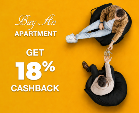 Buy an apartment and get 18% back