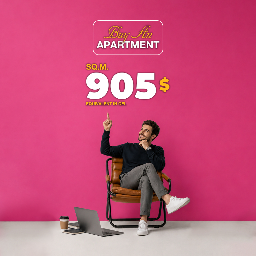 Square meter for $905 (equivalent in GEL)!