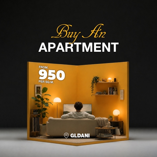 Square meter in Gldani for 950!