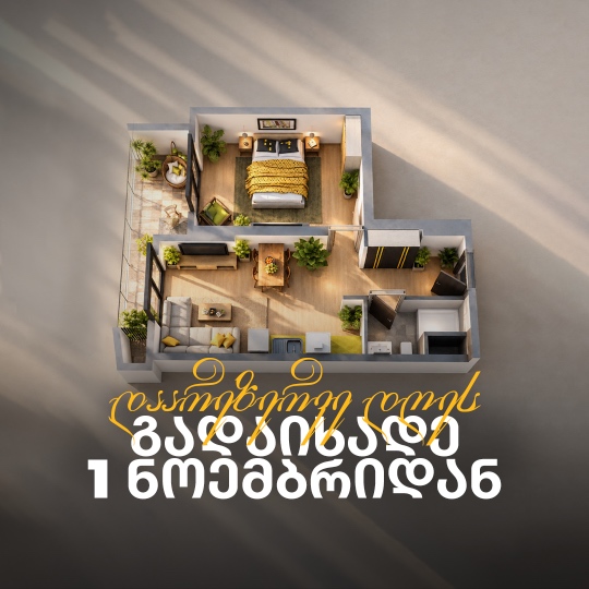 დაარეზერვე ბინა დღეს