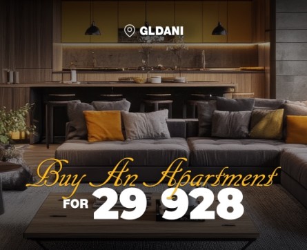 Buy an apartment in Gldani for 29 928