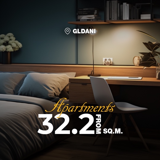 Apartment from 32.2 sq.m.