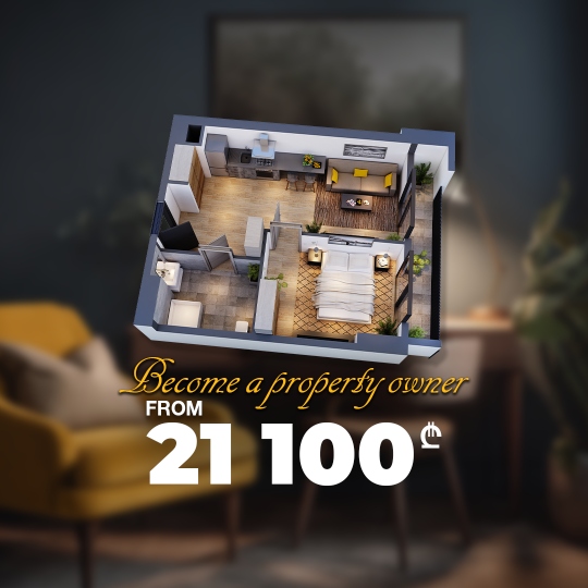 Become an owner for 21100 GEL