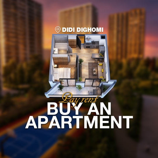 You pay rent, you buy an apartment