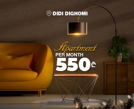 Buy an apartment for 550 GEL per month
